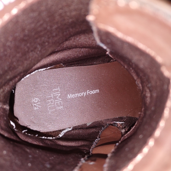 Time and Tru Lace Up/Side Zip Boots size 6.5 - Picture 2 of 4